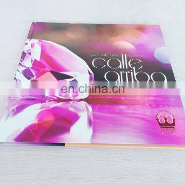 Guangzhou book supplier colorful art paper jewelry product catalog book printing hardcover book printing