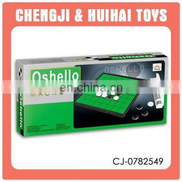 Wholesale kid funny plastic mini magnetic othello board game intelligent playing toy set