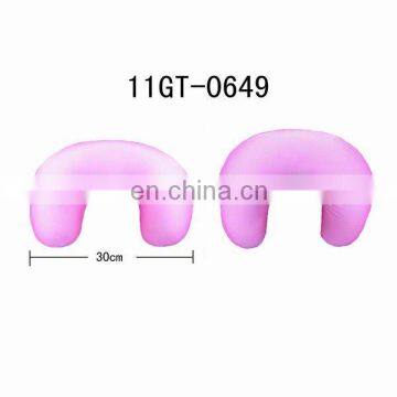 Pink Plush Stuffed U shape Neck Pillow Cushion for Girls