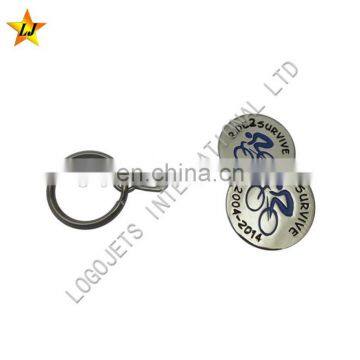 Custom cheap coin holder key chain holder for purse