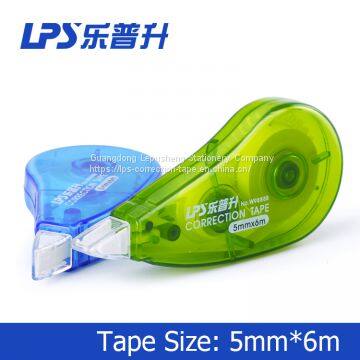 School Green Colored Correction Tape 6M Plastic Student Correction Supplies photo-3