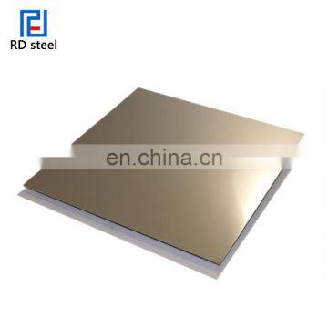 4x8 Printed Gold Color Stainless Steel Sheet for Wall Panel photo-2