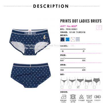 Ocean Wind Series Printed Couple Underwear, Ladies Triangle Underwear OEM / ODM photo-2