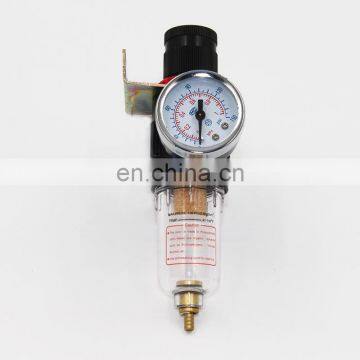 GOGO ATC Airtac type pneumatic air filter+regulator BFR2000 1/4 inch with Cotton filter cartridge Manual drain pressure gauge