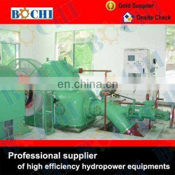 BOCHI High efficiency 80-1200 meters head impulse Turbine