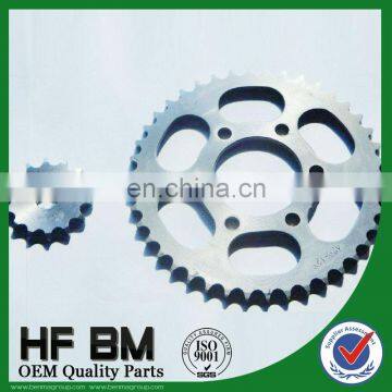 Motorcycle Sprocket Bajaj Discover 42T/14T Black, Top Quality Pinion Bajaj Motorcycle Transmission Parts