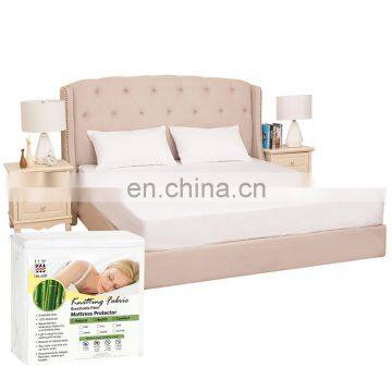 custom quilting printed smooth luxury or elastic straps style waterproof home textile mattress protector