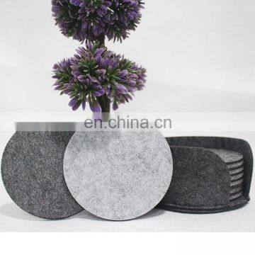 Customized Color Printing and Coasters Wool Ball Eco Friendly Table Placemats Acrylic Felt Coaster/placemat/cup Pad/table Mat photo-2