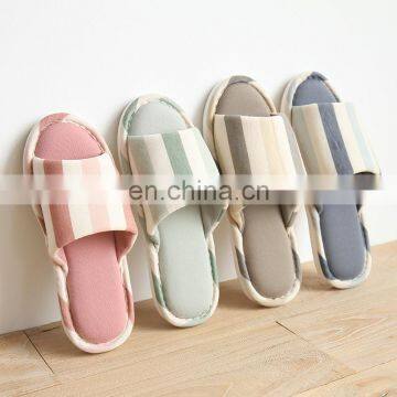 Womens/Mens Unisex Cotton and Linen Casual Indoor Outdoor Open-Toe Japanese Style Anti-Skid Home Slippers Sandal photo-3