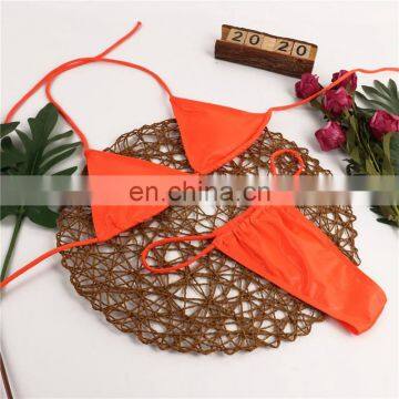 RTS Custom Made Private Label Swimwear Hot Sex Girl Bikini Zebra Leopard Silver Women Bikinis