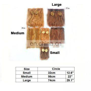 Wholesale OEM Manufacturer Pet Wig Lion Mane Costume For Small Large Dogs Festival Party Fancy Hair Dog Clothes photo-3