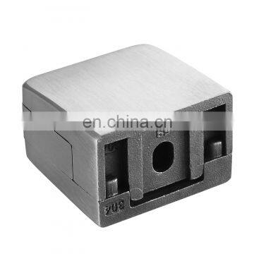 Stainless Steel 45 Degree Retainer Clamp Rail Alloy Glass Connector Corner Clip photo-2