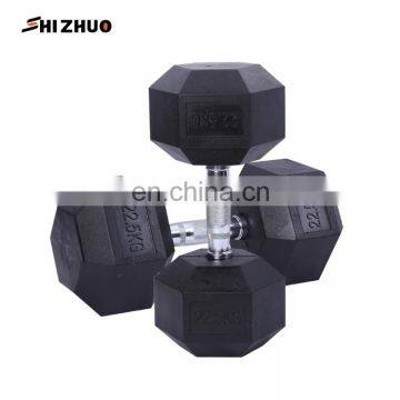 Good Price Gym accessories Rubber Hex Dumbbell Set BWD001