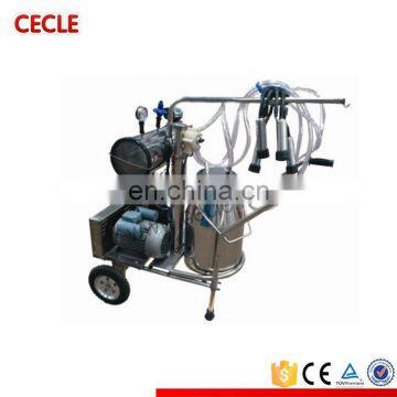 Famous brand double bucket cow milking machine