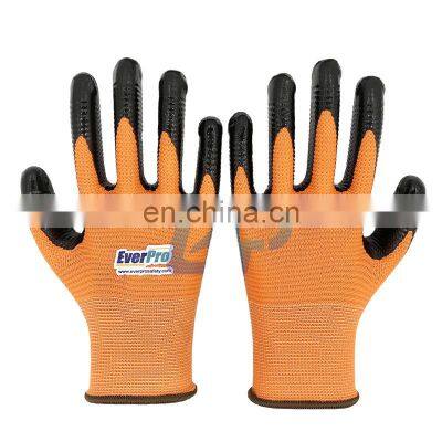 Soft Touch Nitrile Dipped Gloves with U3 Zebra