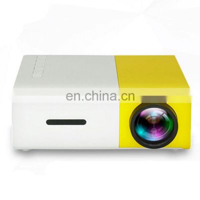 YG300 LCD Projector 600LM Home Media Player Mini Projector for Video Games TV Home Theatre Support HD Home Midea Play