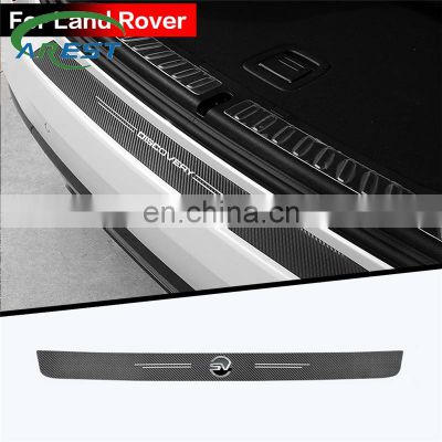 Car accessories Carbon fiber cloth trunk sticker for Land Rover DISCOVERY EVOQUE SPORT SV VELAR VOGUE Autobiography accessories