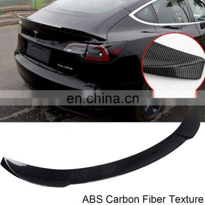 Carbon Fiber Spoiler for Model 3 Trunk Lip Spoiler Wing Sport Trunk Wing Performance Spoiler for for Tesla Model 3 photo-3