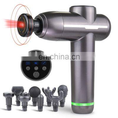 Custom Massage Gun Heated 10mm Massage Gun Pulse Gun Machine Massagers For Neck And Back With Heat