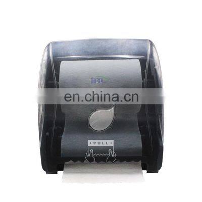 Mechanical Auto-Cut Roll Towel Dispenser Manual Plastic Paper Towel Roll Dispenser photo-2
