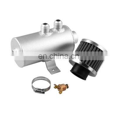XT Car Modification Accessories Air Filter 0.75L Exhaust Gas Oil Pot, Auto AN10 Connector Breathable Oil Pot photo-4