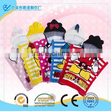 100 Cotton Custom Print Hooded Poncho Towel Loved by Boys and Girls