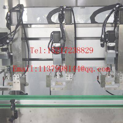 Three Automatic Juice Bottle Edible Oil Spring Cover Machine Tracking Cover Machine photo-3