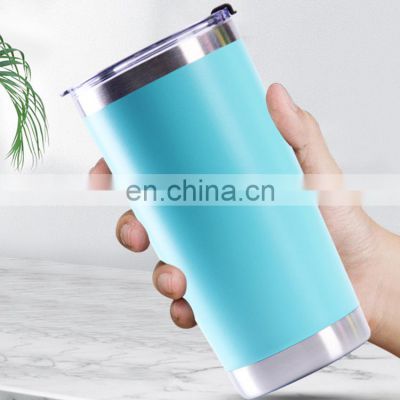 GINT 20 oz Colorful Coffee Sublimation Mug with Lid double wall Tea Cup Insulated Tumbler 304 stainless steel