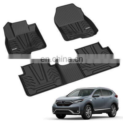 Heavy Duty Odorless Material Rubber Tpe Car Floor Mats For HONDA CRV 2017 2018 2019 2020