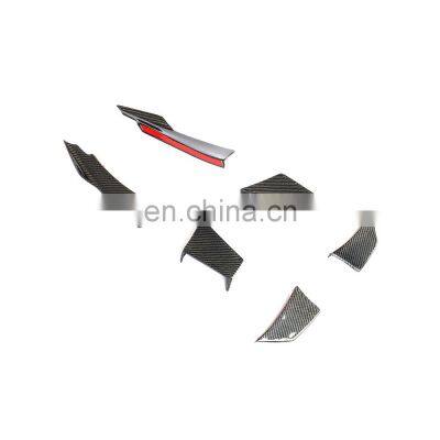 MAD Style Carbon Fiber F82 M4 Front Canards Bumper Fins for BMW 3 Series 4 Series F80 M3 F82 M4 photo-2