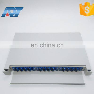 12/24/24/96/144-ядерный оптический распределительный шкаф ODF / коробка FTTH с пигтейлами SC/UPC и адаптерами. photo-5