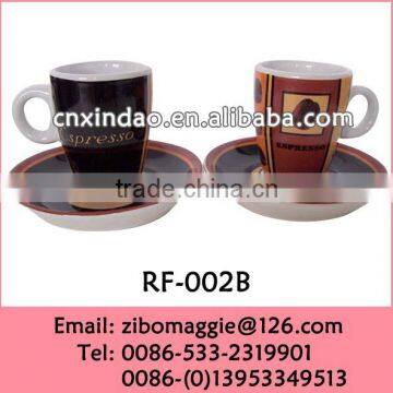 Hot Sale Mini Shape Good Quality Cheap Porcelain Disposable Water Cups and Saucers