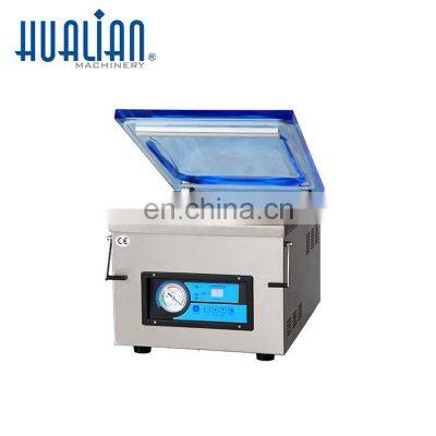 HVC-300T/1A  Hualian Automatic Heat Packing Single Chamber Sealing Sealer Vacuum Machine