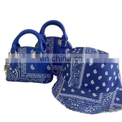 Wholesale Ins 2021 New Fashion, Cashew Flower Women Handbag Set Portable Simple Chain Shoulder Bag Diagonal Ladies Bandana Bags/