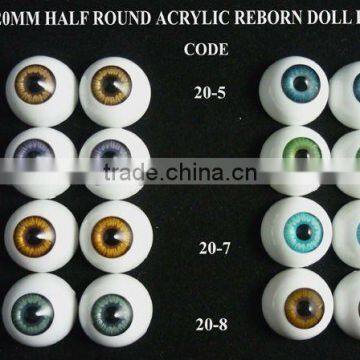 Common reborn doll eyes