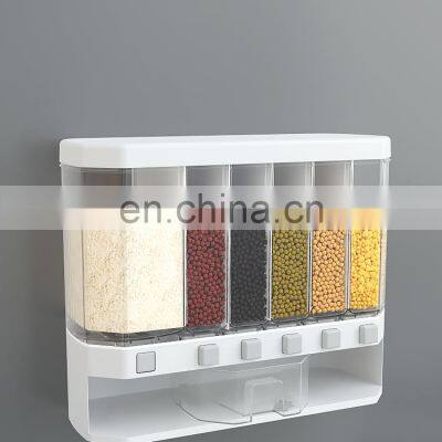 2021 New Grain Dispenser Storage Box Container 12kg Cereals and Grain Dispenser Supermarket Dry Food Storage
