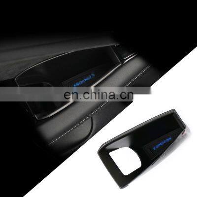 2017-2021 Newest Inner Decorative For Tesla Flocked Storage Box Door Side Case Pad Anti Dust Rubber Mat For Model 3