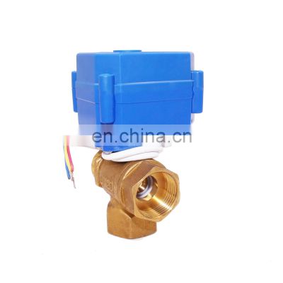 dn15 dn20 CWX-15N 3 way electric water ball valve