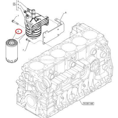 FPT IVECO CASE Cursor11 EURO 6 F3GFE613A B001 5801863562/5801690111 Fuel Filter 5801516883 photo-3