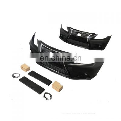 New styling facelift 2006-2012 IS 250 CONVERSION KIT IS250 body kit with fog lamp for PP MATERIAL GRILLE WITH BUMPER