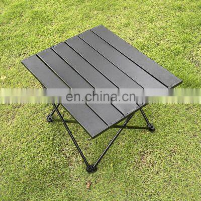 Outdoor aluminum folding table camping portable multi-functional super light mini picnic table