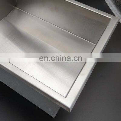 High Quality Black Stainless Steel Gold White Brushed Nickel Bathroom Wall Metal Recess Shower Niche Shelf photo-2