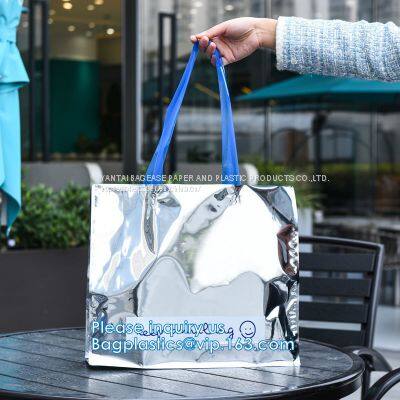 Shopping Totes Merchandise Bags, Retail Clothing Grocery Boutique Shopping Bags With Handles, Christmas Gift Bag photo-4