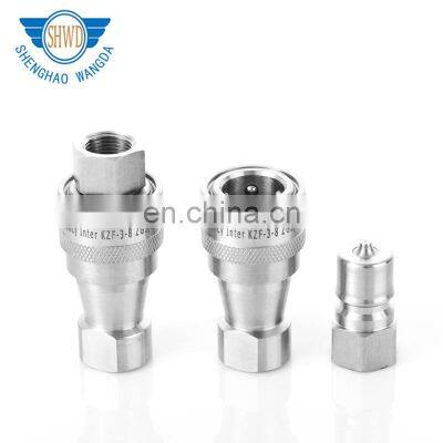 Stainless Steel Locking Hose Coupling Hydraulic Coupling Hydraulic Quick Couplings
