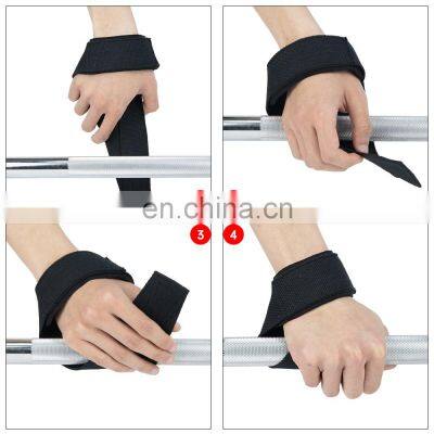 Weightlifting Powerlifting Training Hand Wrist Straps Weight Gym Lifting Straps photo-2