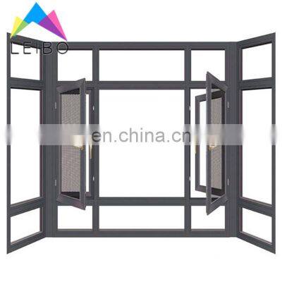 Aluminum Profile Windows And Door/Wooden Color Aluminum Window And Door /Casement windows
