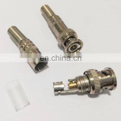 Welding-free Plug Connector BNC Male Screw With Spring BNC Male Connector To Screw Terminal for Cctv Camera photo-2