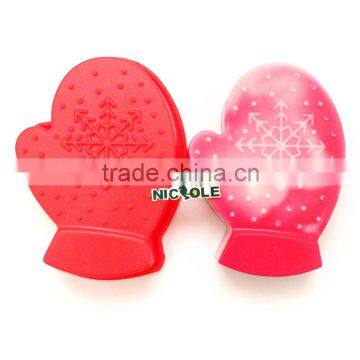 Nicole B0151 3D Christmas Gloves Different Shape Silicone Cake Baking Molds DIY Soap Moulds