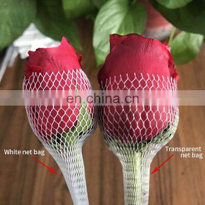Manufacturer Direct Sales Durable PP Glass Bottle Protective Net PE Plastic Bag Packaging Rose Protector Mesh Net Sleeve photo-3