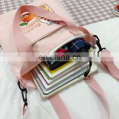 Bolsas Para Compras Reutilizables Venta Al Por Mayor Eco-friendly Custom Logo Sling Tote Bag With Zipper photo-5